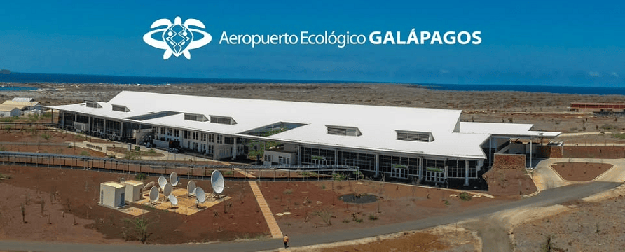 Aeropuerto Ecológico Baltra en Islas Galápagos, Ecuador