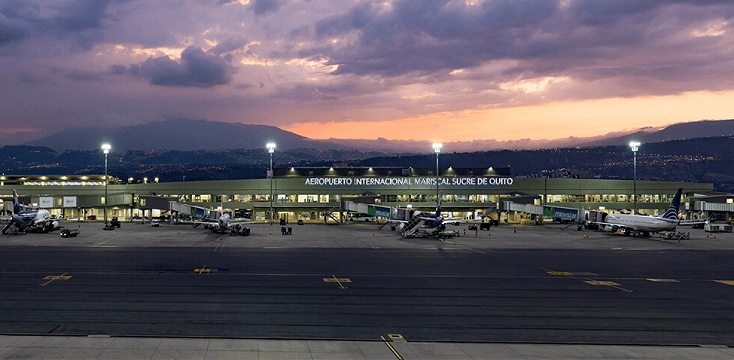 Aeropuerto Internacional Mariscal Sucre en Quito, Ecuador