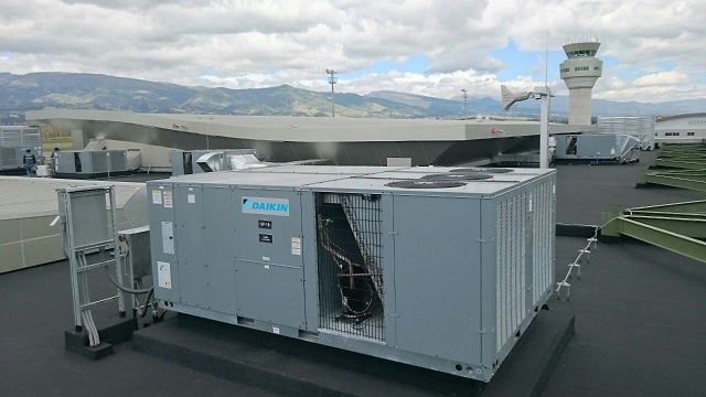 Sistema de Aire acondicionado Mecánica en Aeropuerto Internacional Mariscal Sucre en Quito, Ecuador