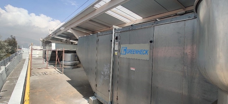 Sistema de extinción de incendios en Bimbo, Quito – Guayaquil, Ecuador