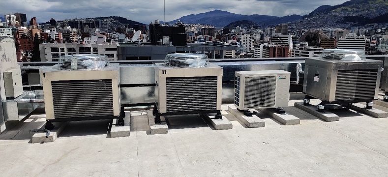 Sistema de Aire acondicionado HVAC en Proyecto T6 en Quito, Ecuador