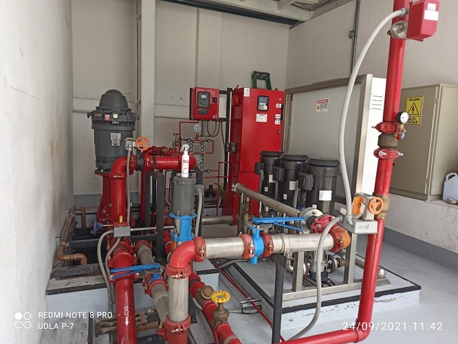 Sistema de Detección de incendios, monitoreo y control en Edificio EQUINOCCIAL en Quito, Ecuador