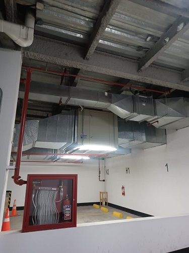 Sistema de Aire Acondicionado HVAC en LEPARC en Quito, Ecuador