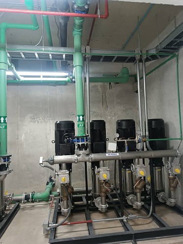 sistemas hidrosanitarios en LEPARC en Quito, Ecuador