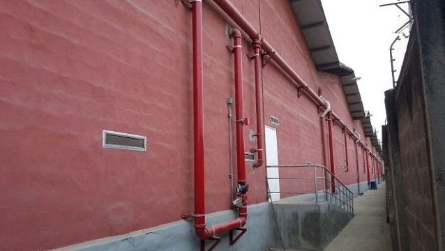 Sistema Hidrosanitario en QUIFATEX en Machala, Ecuador