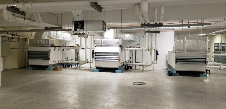 Sistema de Aire acondicionado y ventilación en SUED en Santo Domingo, República Dominicana