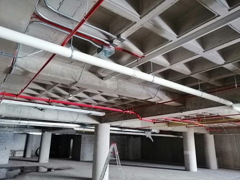 Sistema de Extinción de incendios en UDLA – UdlaPark en Quito, Ecuador