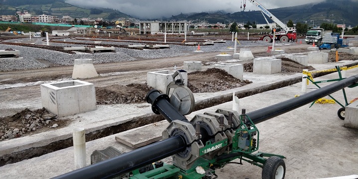 Sistema de Extracción de baños en Metro de Quito en Quito, Ecuador